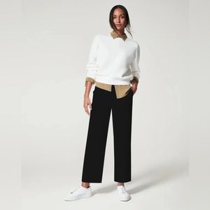 NWT! Stretch Twill Cropped Wide Leg Pant